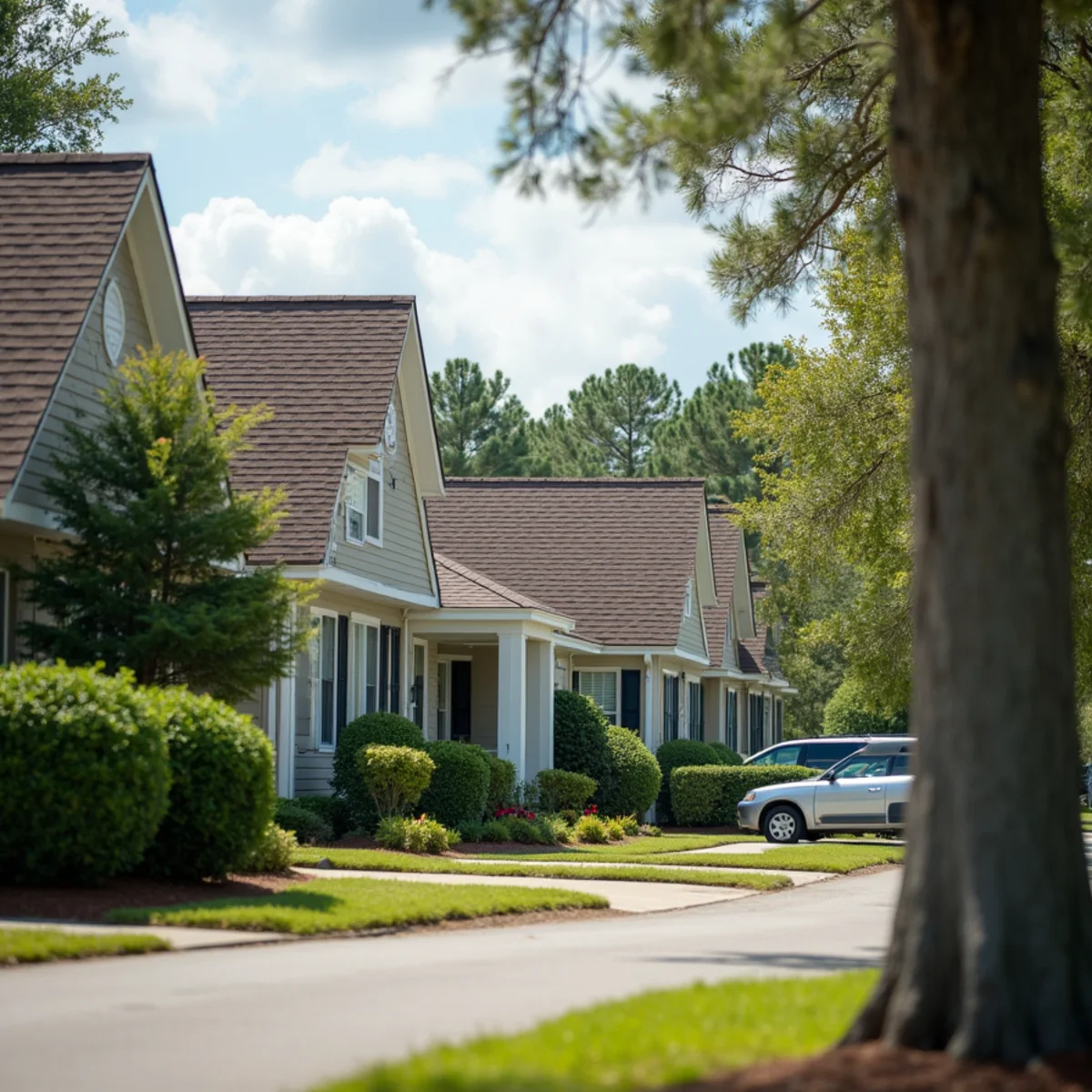 Residential roofing project and neighborhood architecture in Palatka FL